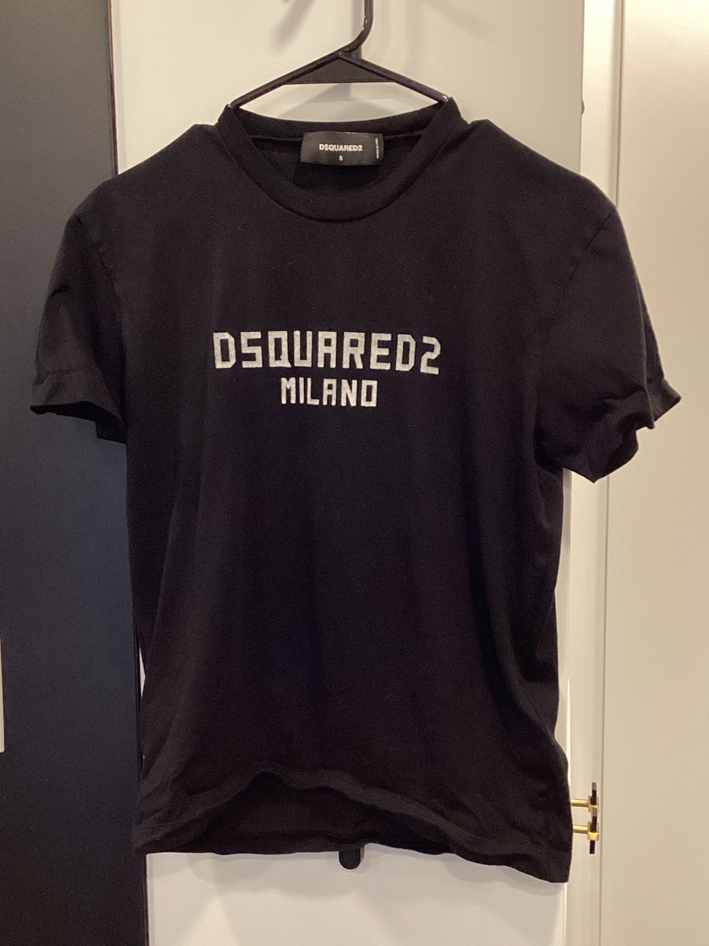 DSQUARED2 Black Crewneck Logo T-Shirt